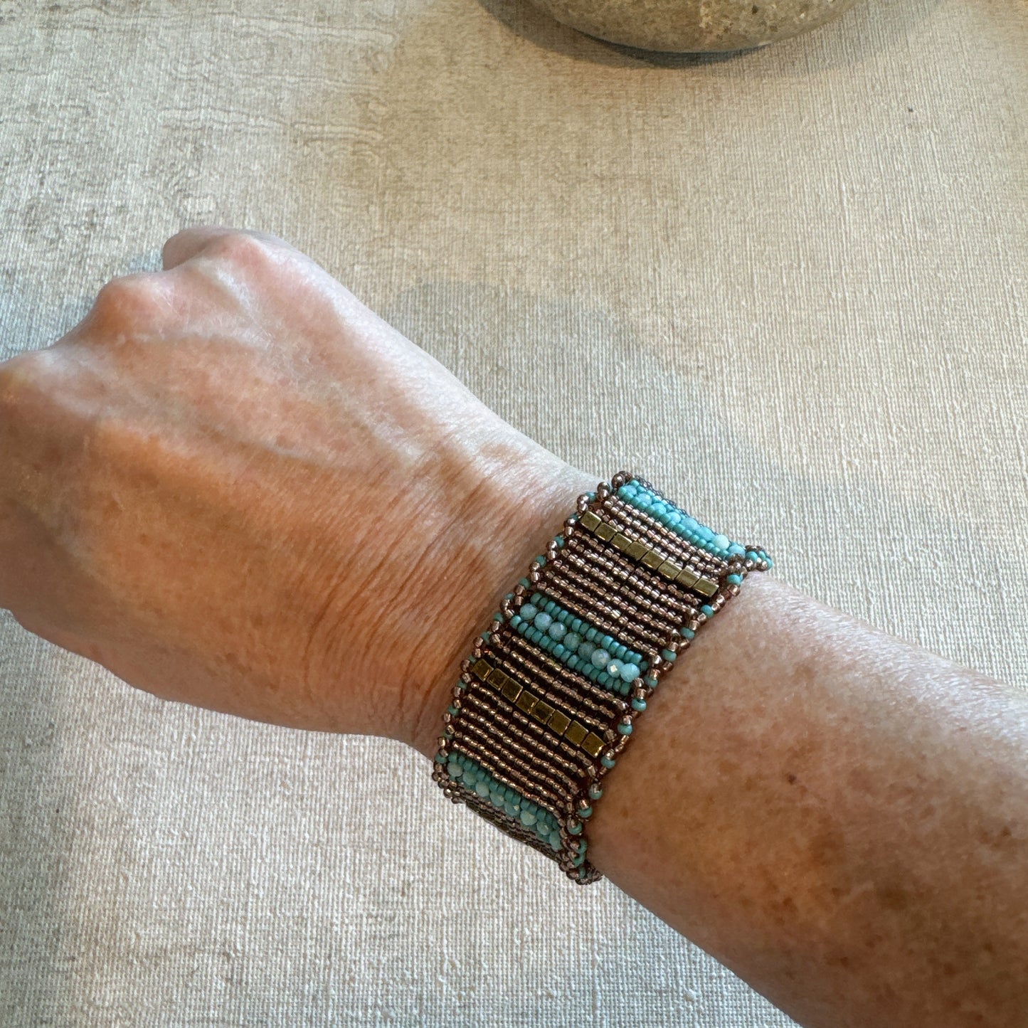 P117 Pulsera Oasis Turquesa