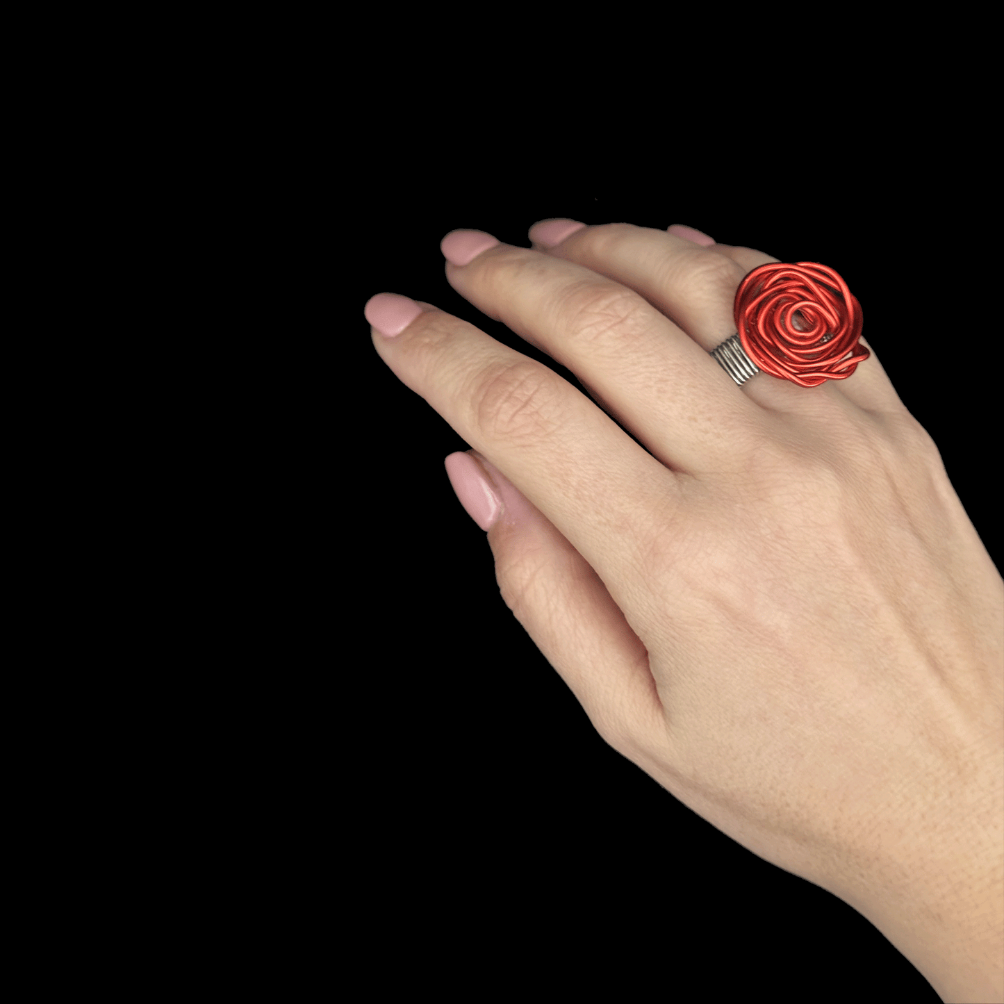 A013 Anillo Flor de Fuego