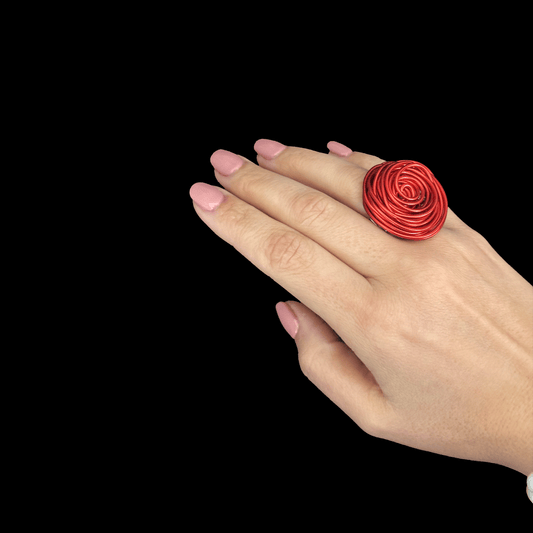 A022 Anillo Fuerza Carmesí