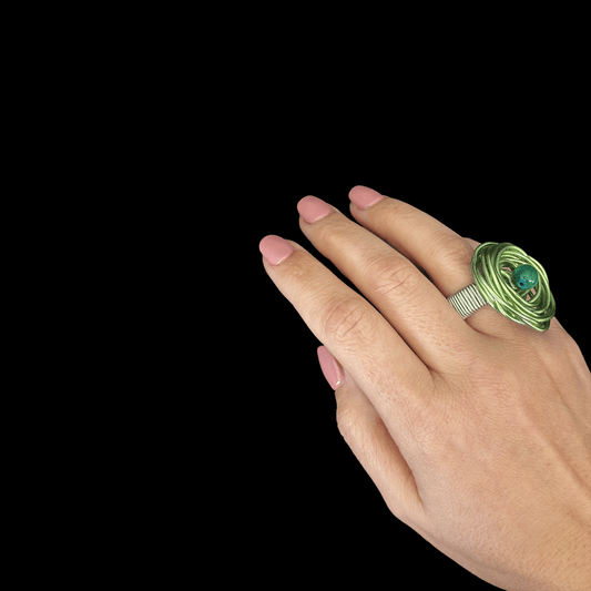A039 Anillo Aura Verde