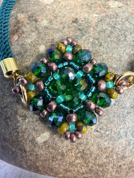 P174 Pulsera Flor Urbana XII