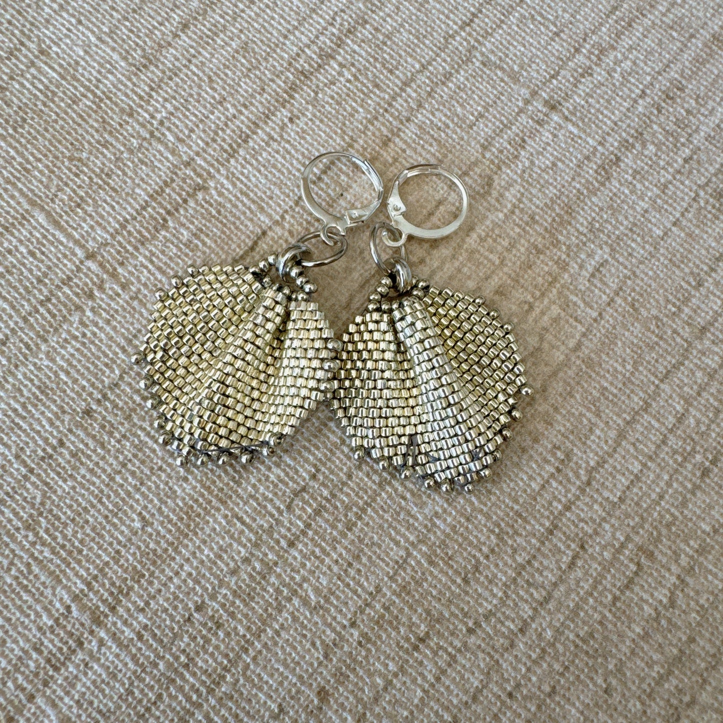 E079 Aros Hojas de Plata