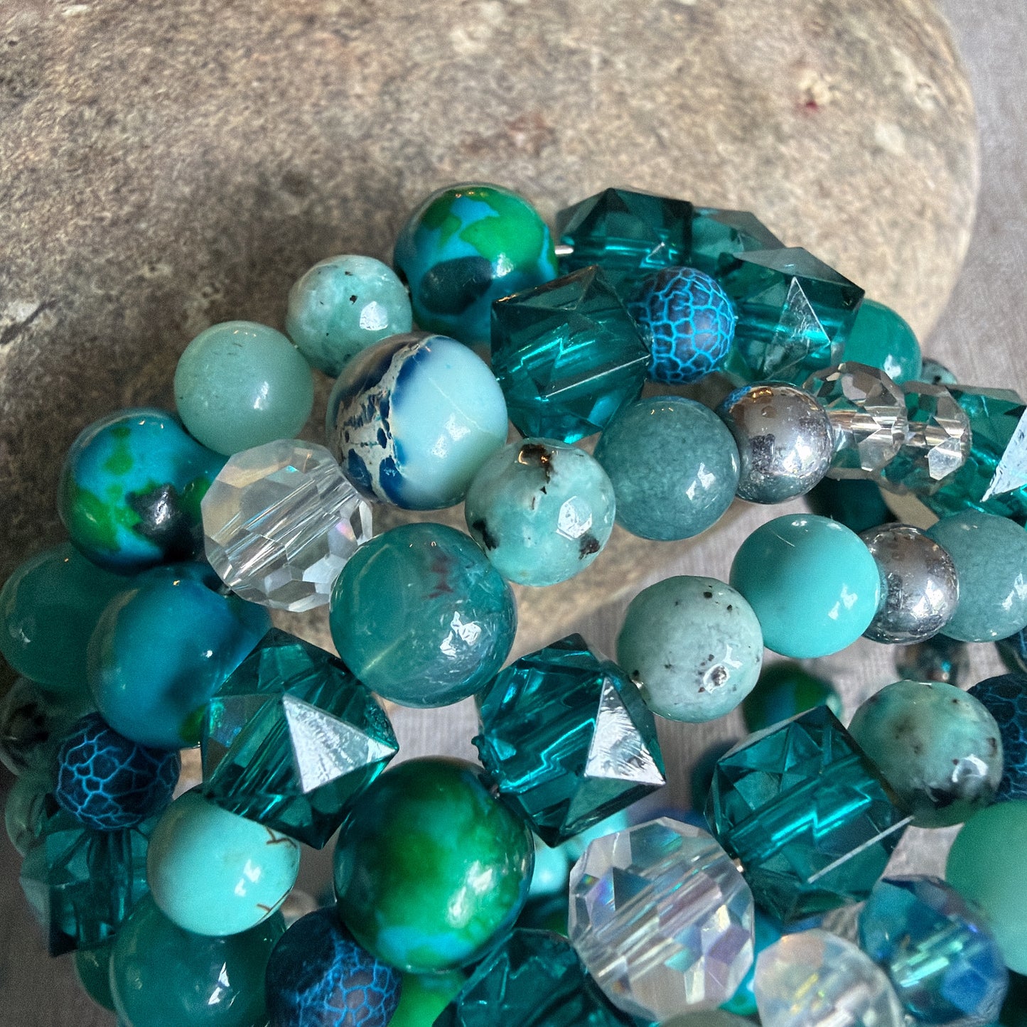 P201 Pulsera Círculo Turquesa