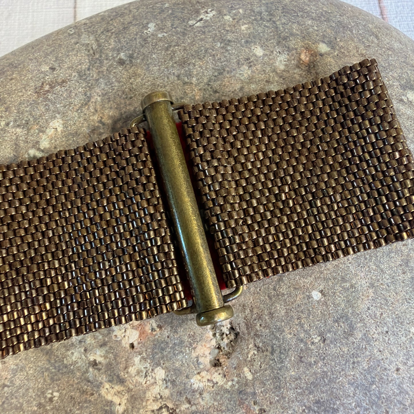 P158 Pulsera Pétalo Rojo