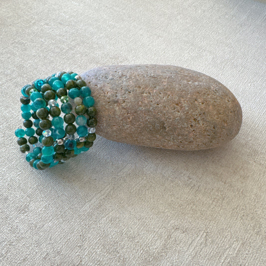 P109 Pulsera Brisa Esmeralda