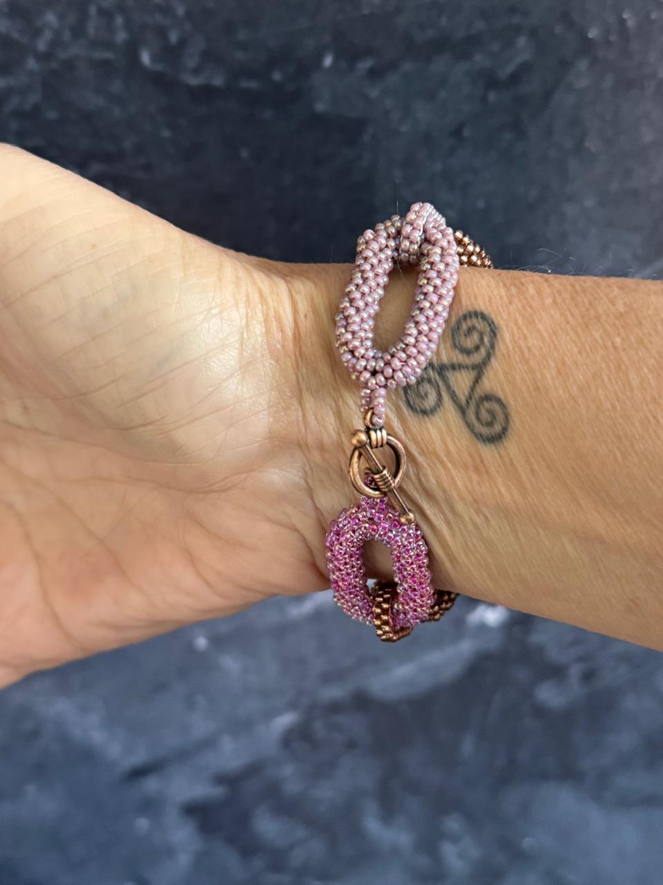 P100 Pulsera Eslabones de Aura