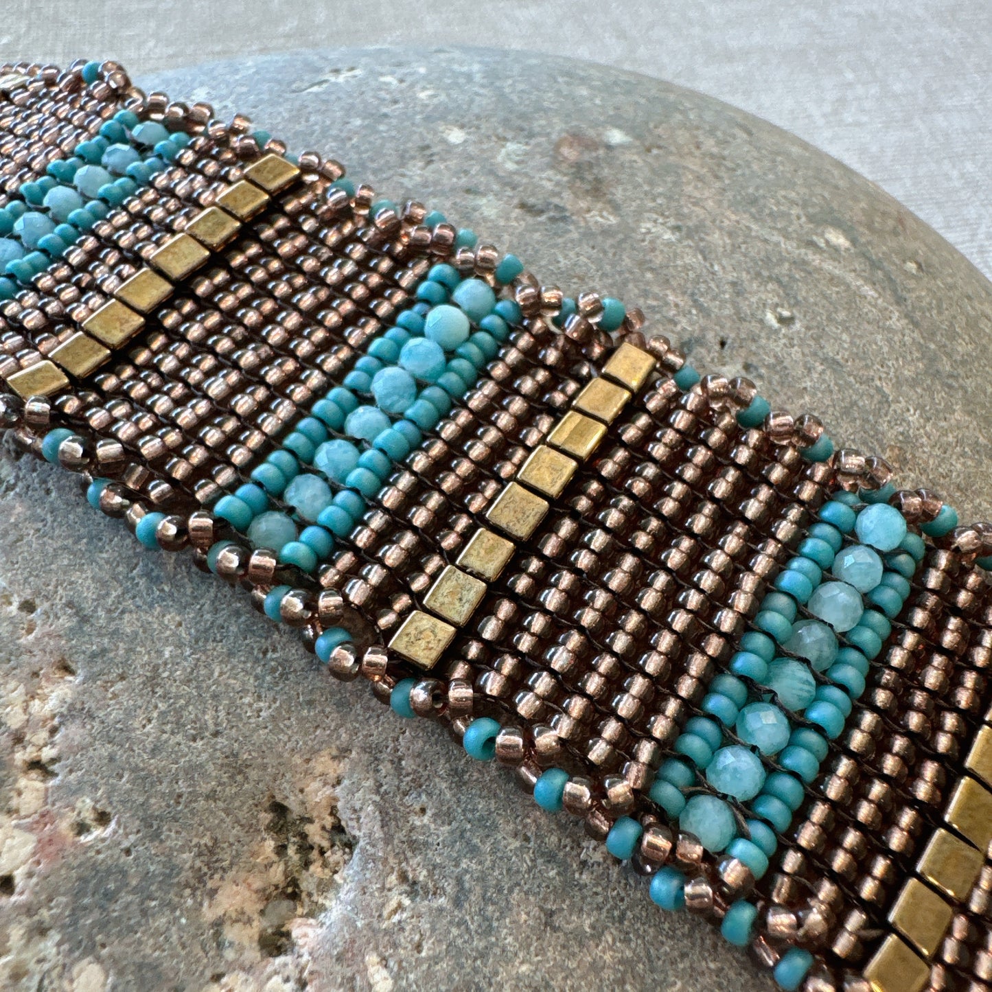 P117 Pulsera Oasis Turquesa