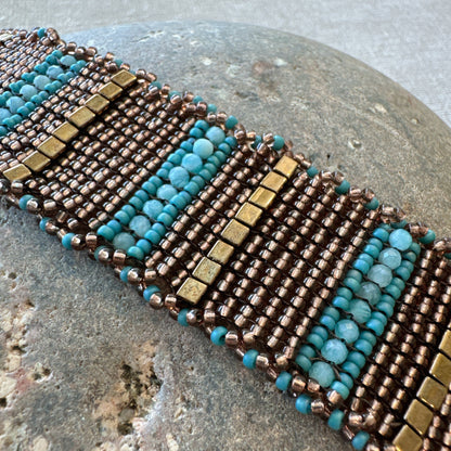 P117 Pulsera Oasis Turquesa