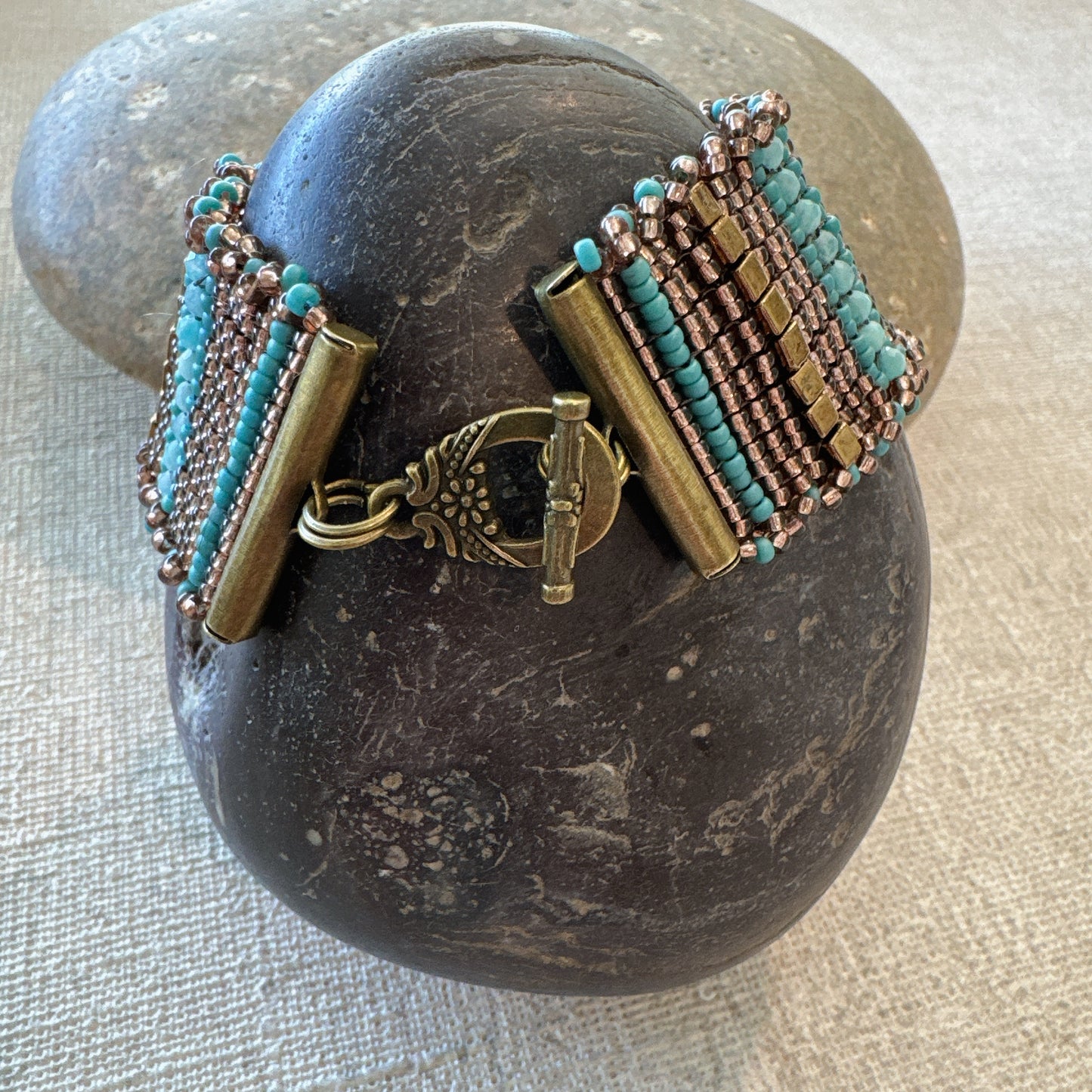 P117 Pulsera Oasis Turquesa