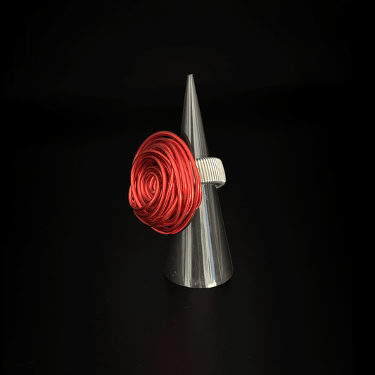 A013 Anillo Flor de Fuego