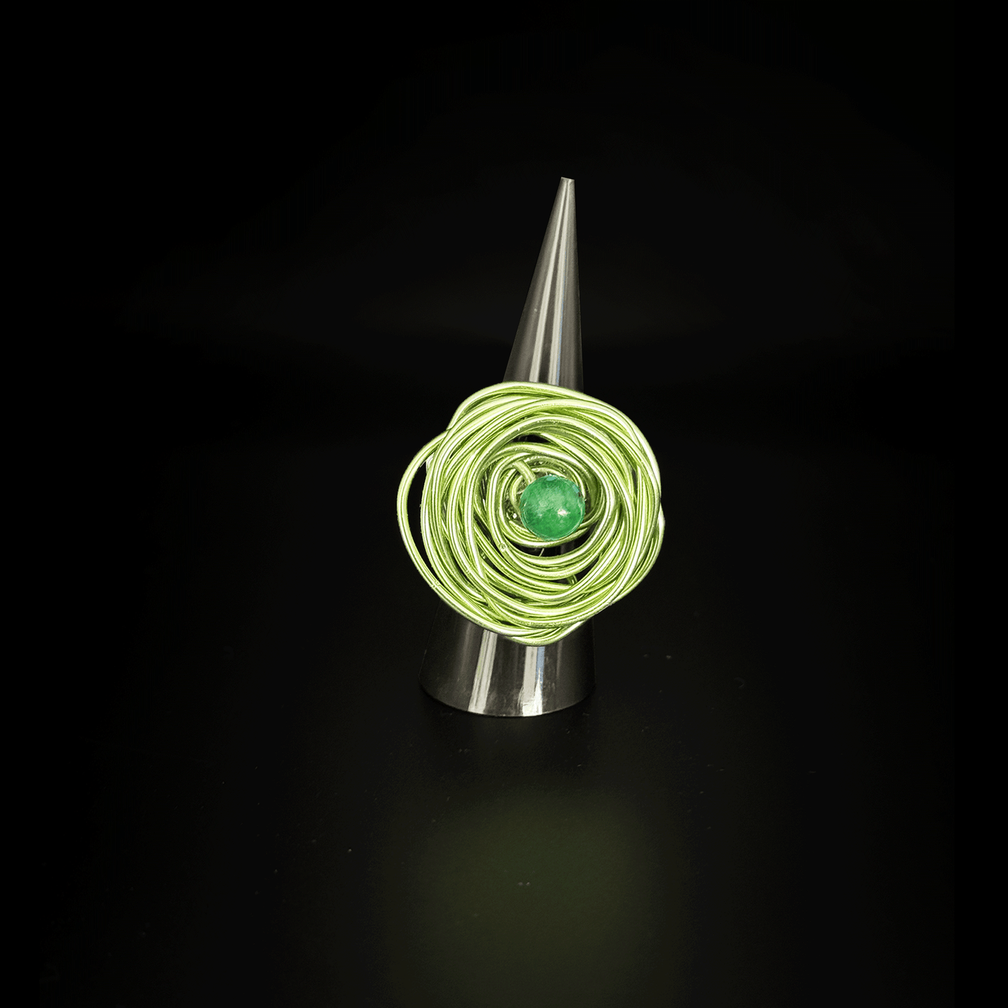 A039 Anillo Aura Verde