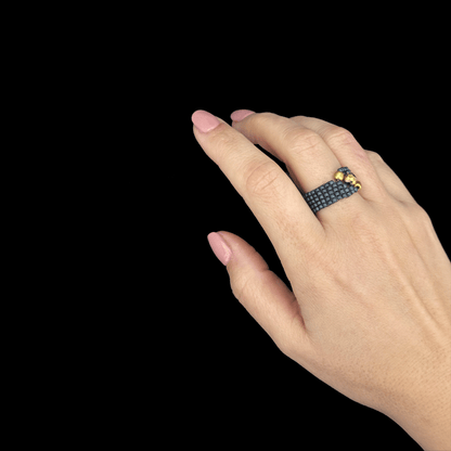 A041 Anillo Eclipse Gris