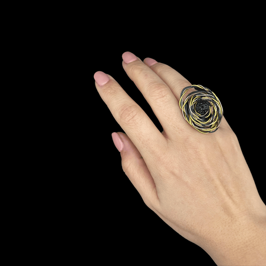 A045 Anillo Flor de Óxido