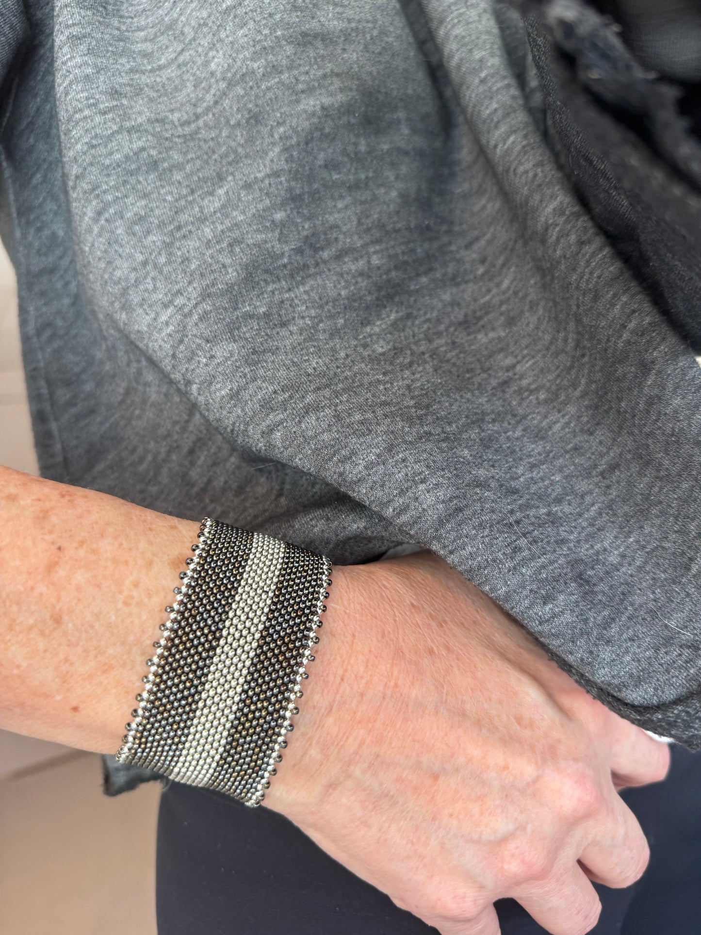 P116 Pulsera Plata Nocturna