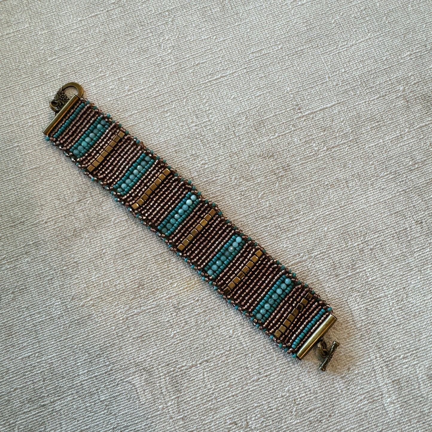 P117 Pulsera Oasis Turquesa