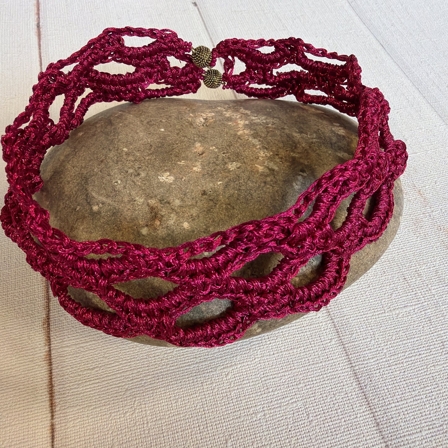 C068 Collar Rojo Vivo