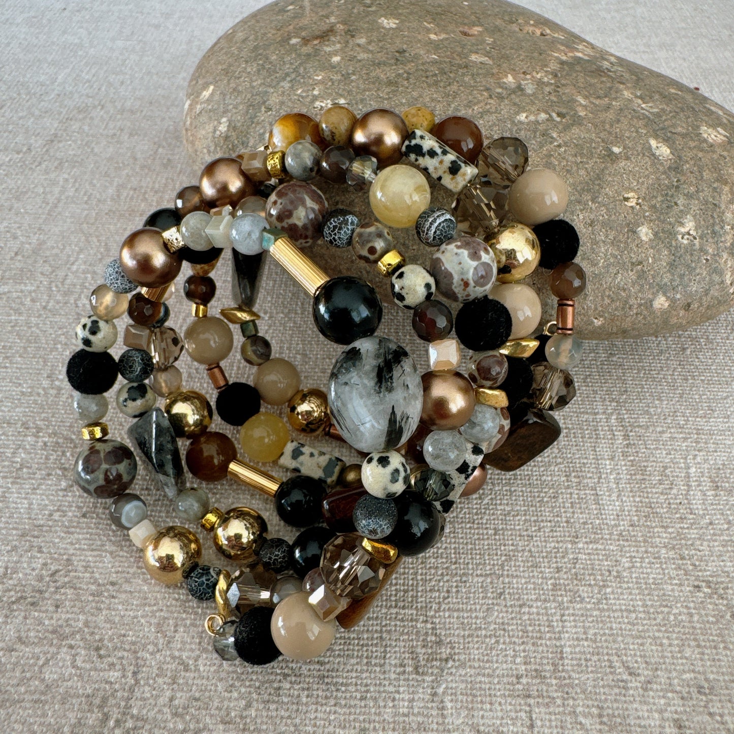 P129 Pulsera Cobre Lunar