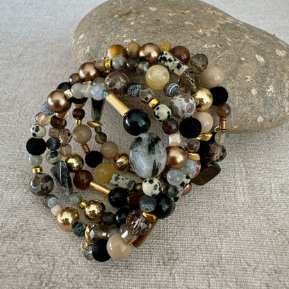 P129 Pulsera Cobre Lunar