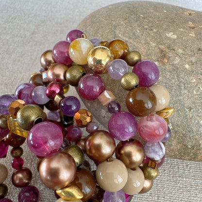 P126 Pulsera Beso de Mora y Miel