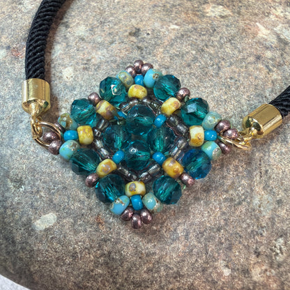 P169 Pulsera Flor Urbana VII