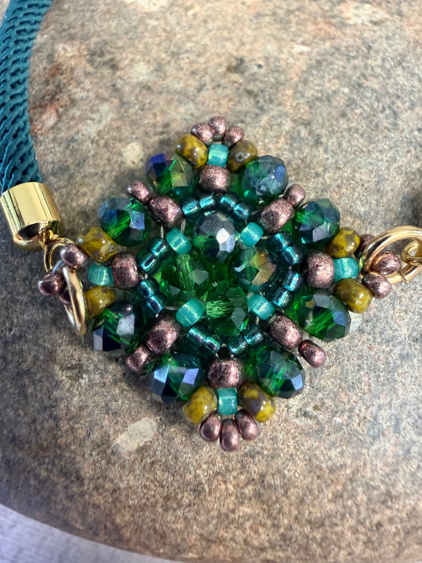 P174 Pulsera Flor Urbana XII