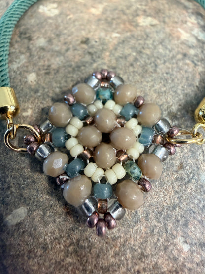 P175 Pulsera Flor Urbana XIII