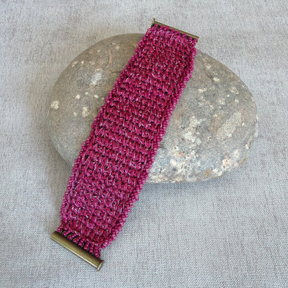 P189 Pulsera Brillo Carmesí