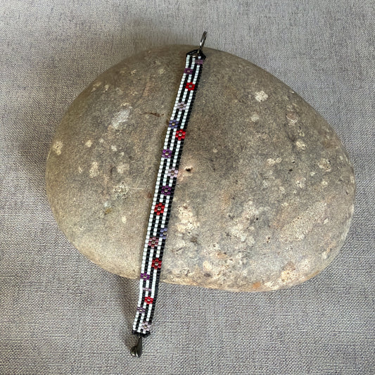 P193 Pulsera Grilla Floral