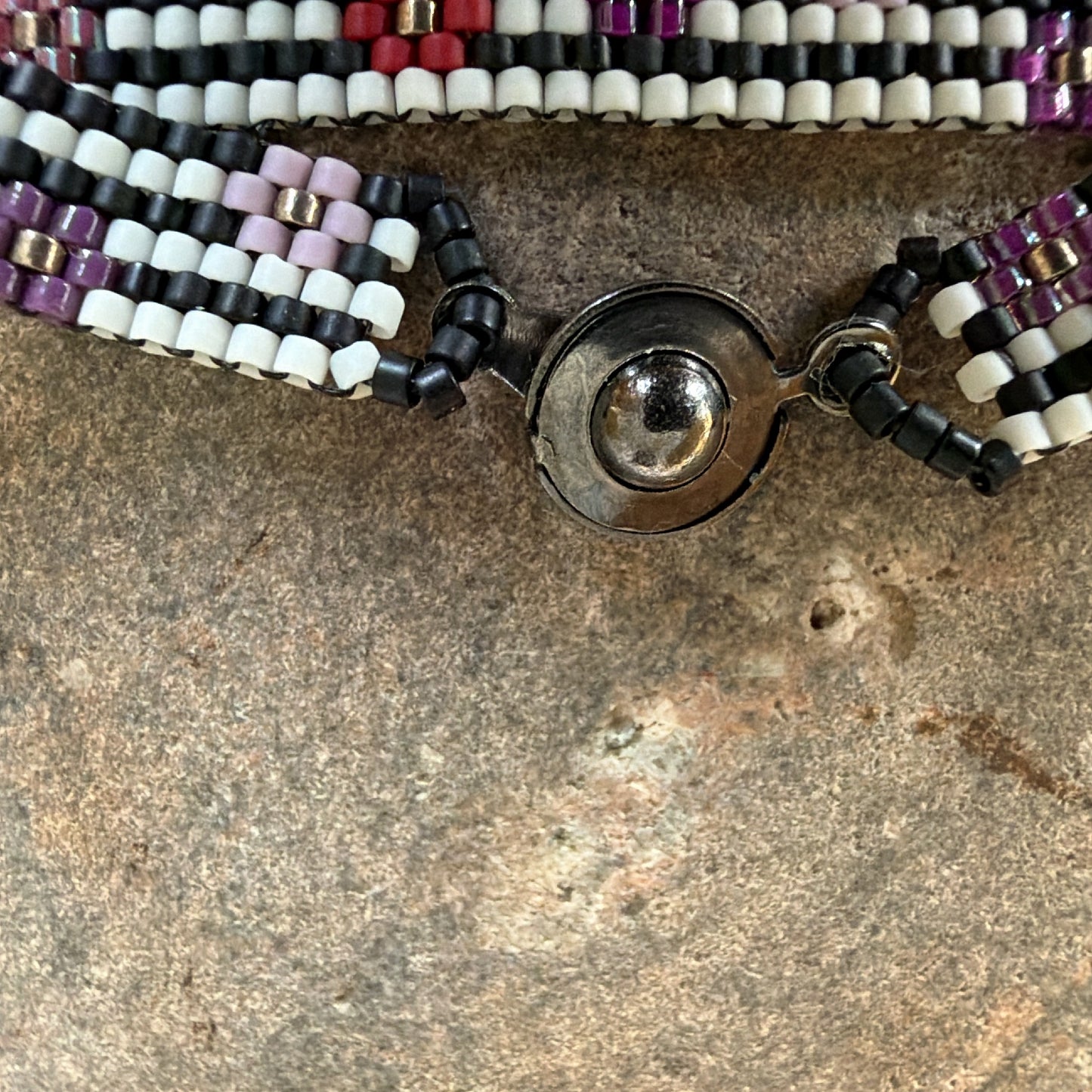 P193 Pulsera Grilla Floral