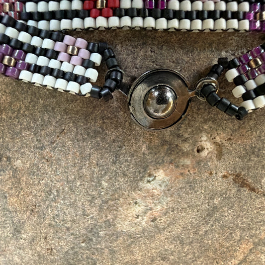 P193 Pulsera Grilla Floral