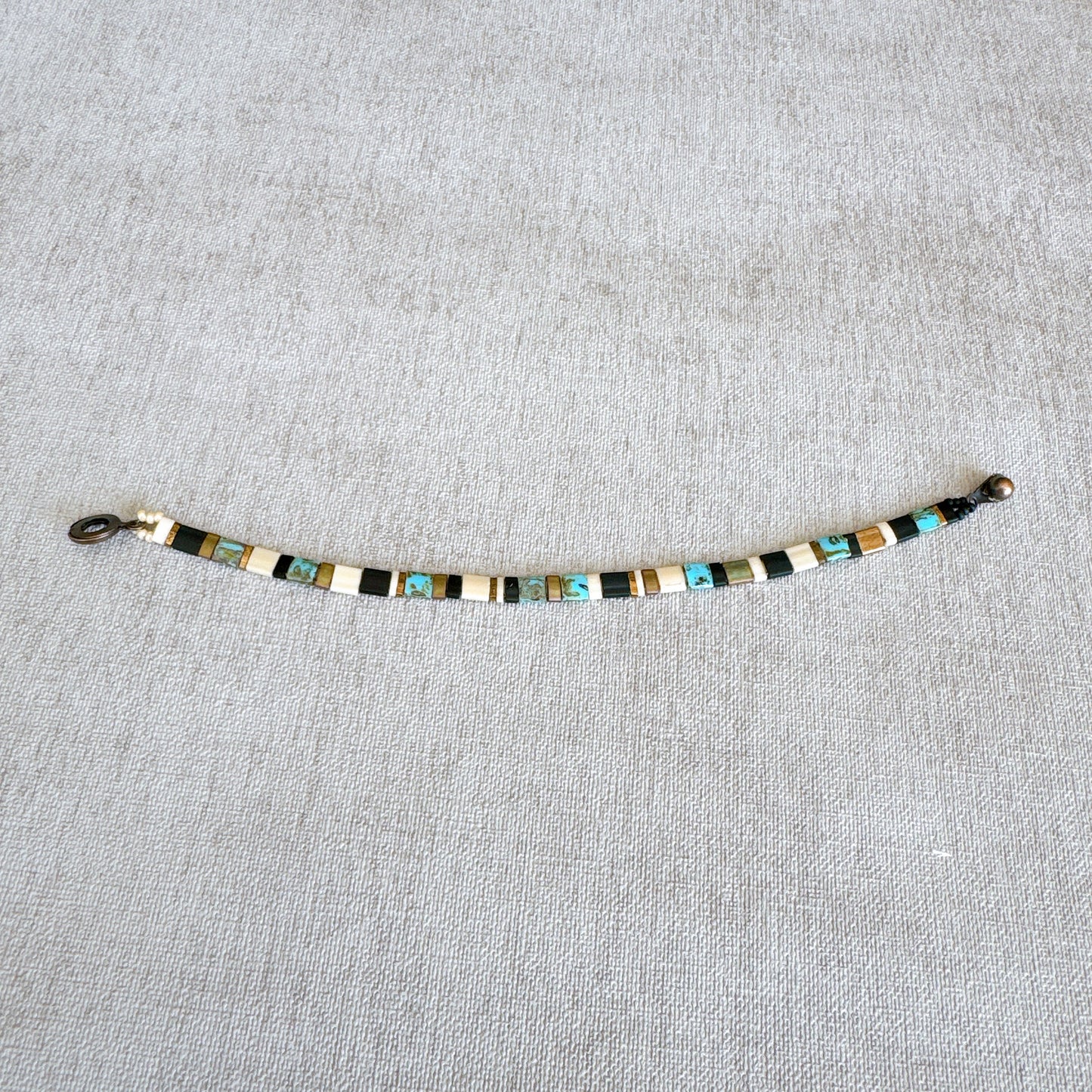 P139 Pulsera Horizonte Turquesa