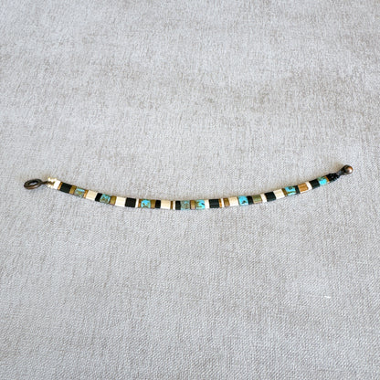 P139 Pulsera Horizonte Turquesa