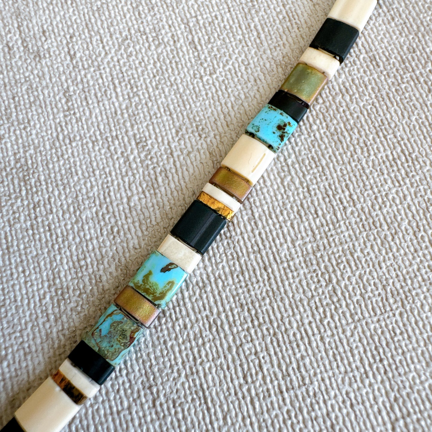 P139 Pulsera Horizonte Turquesa