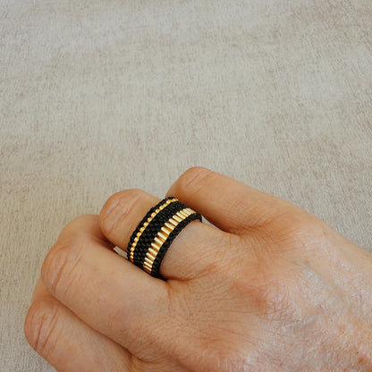 A060 Anillo Compás Dorado