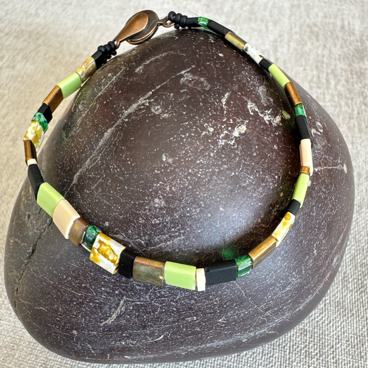 P140 Pulsera Horizonte Verde