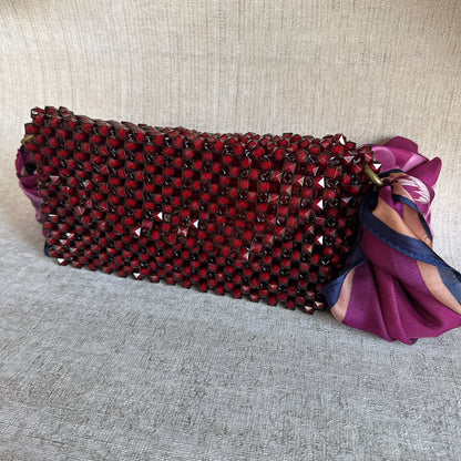 T012 Cartera Luz Borgoña