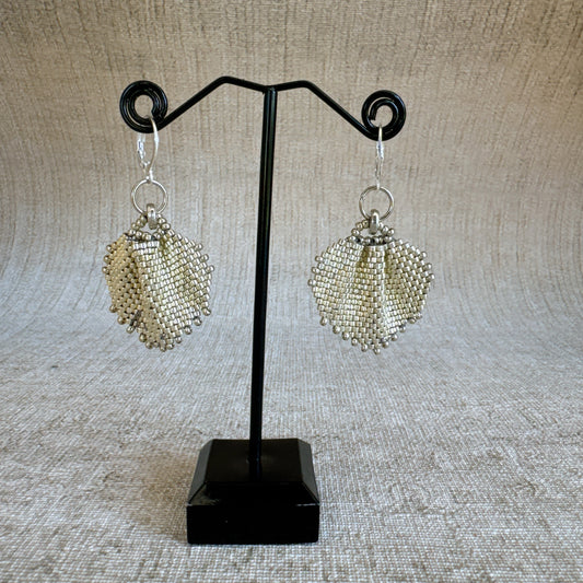 E079 Aros Hojas de Plata