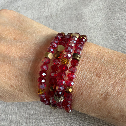 P202 Pulsera Ritual Carmesí