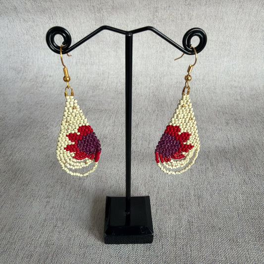 E099 Aros Aliento Granate