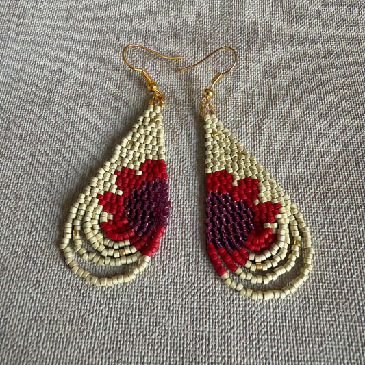 E099 Aros Aliento Granate