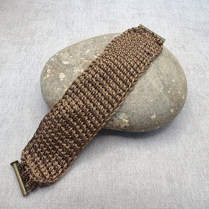 P206 Pulsera Trenza de Bronce