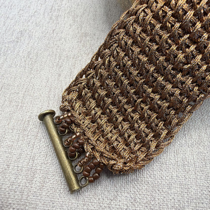 P206 Pulsera Trenza de Bronce