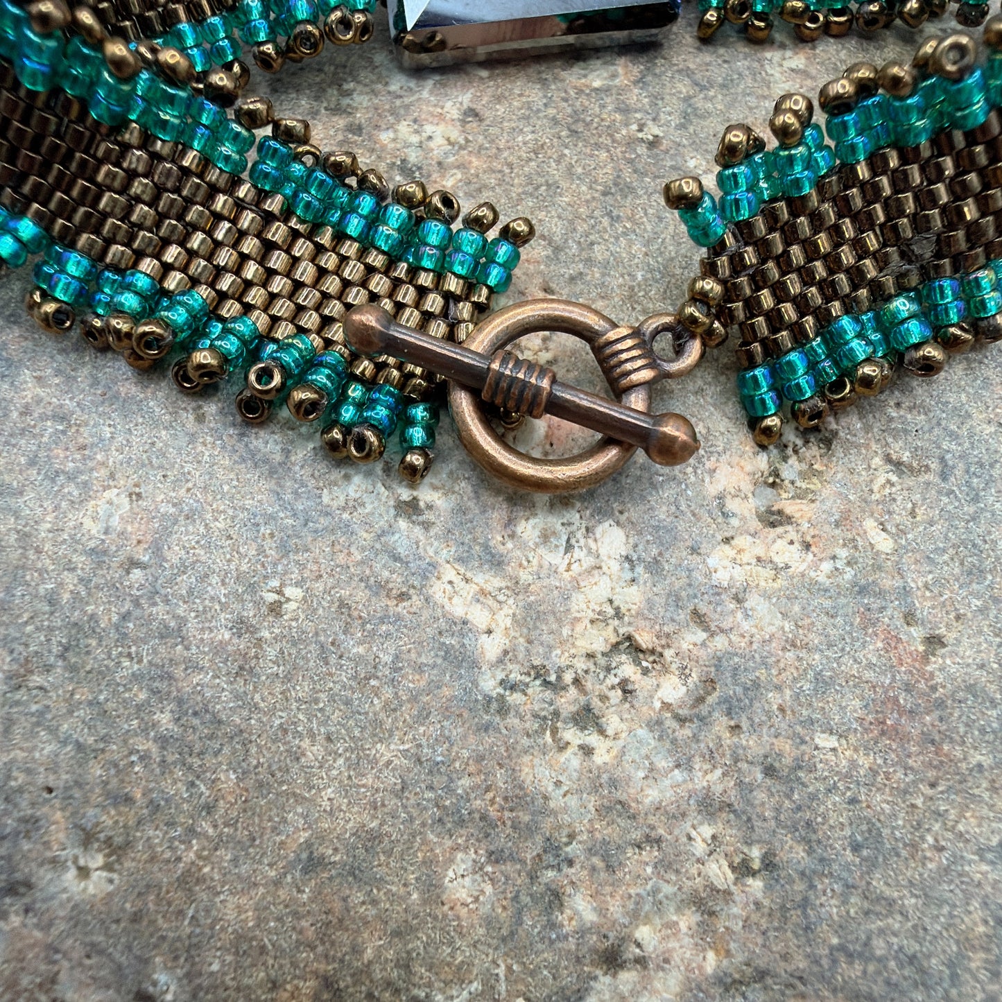 P159 Pulsera Ventana Turquesa