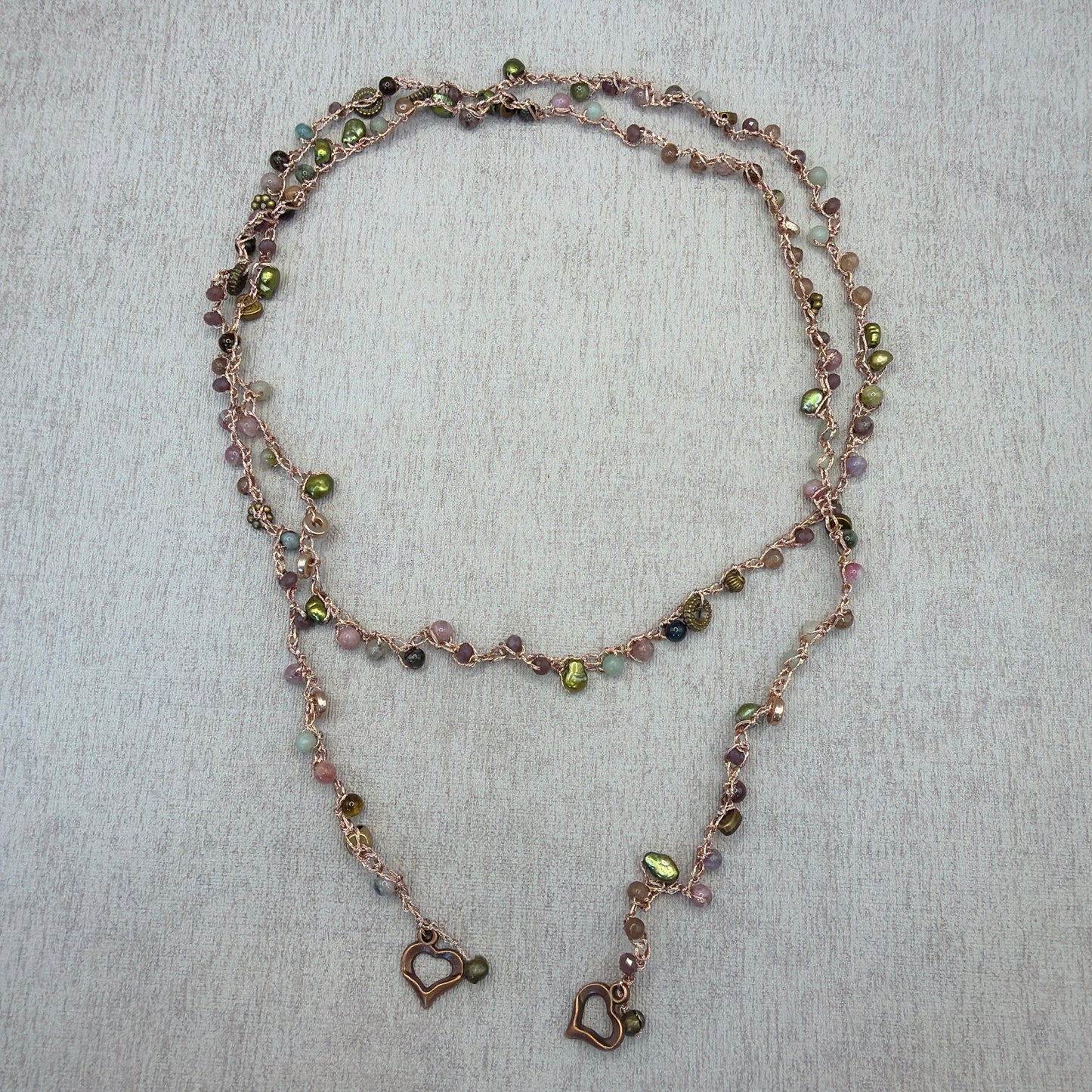 C071 Collar Trenza del Tiempo