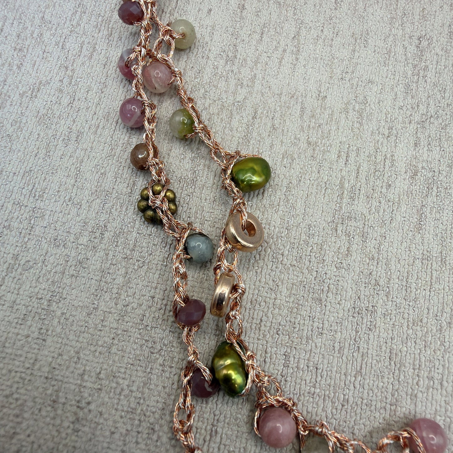 C071 Collar Trenza del Tiempo