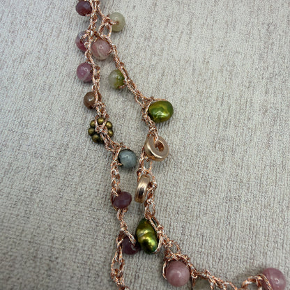 C071 Collar Trenza del Tiempo