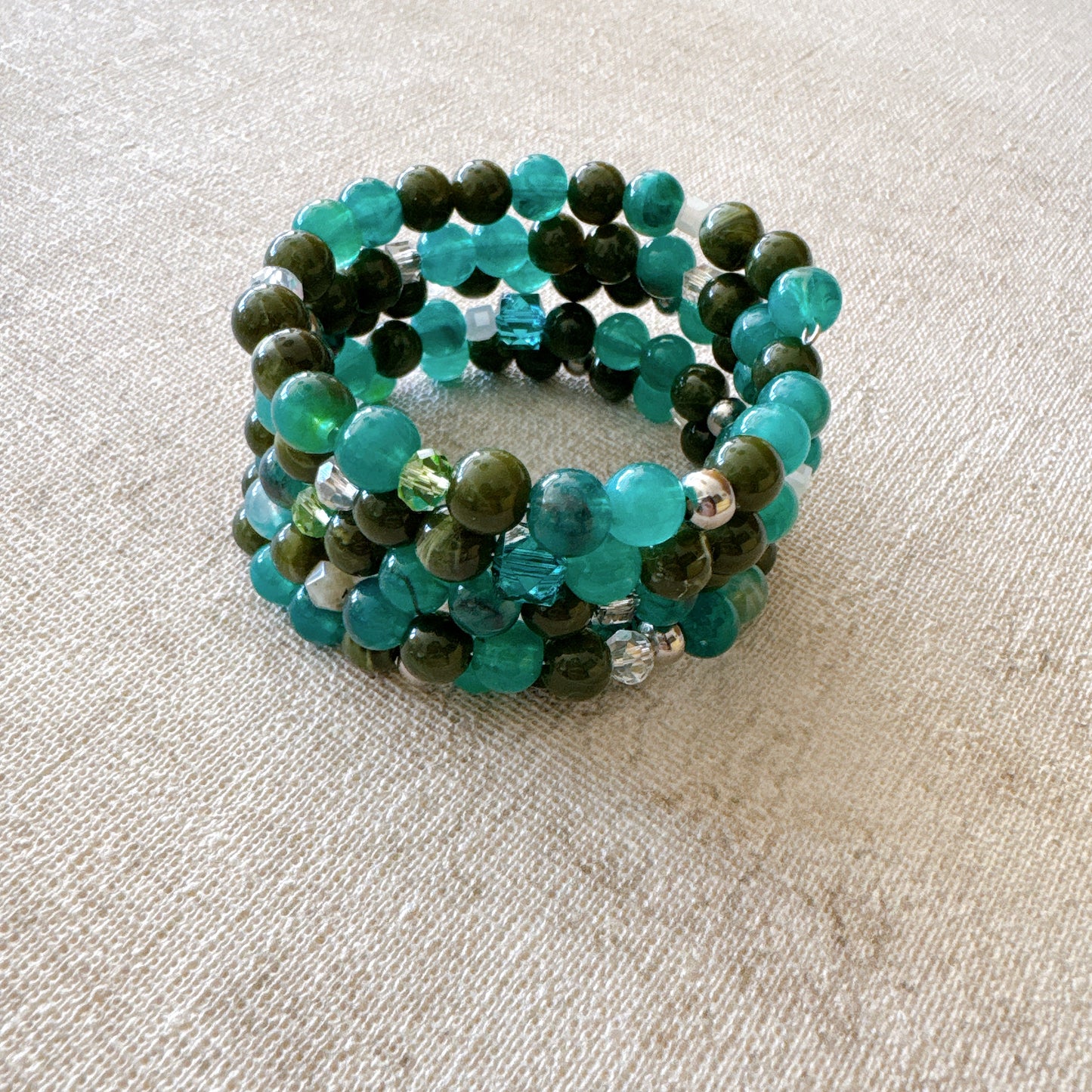 P109 Pulsera Brisa Esmeralda