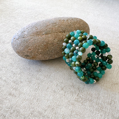 P109 Pulsera Brisa Esmeralda