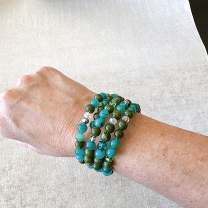 P109 Pulsera Brisa Esmeralda