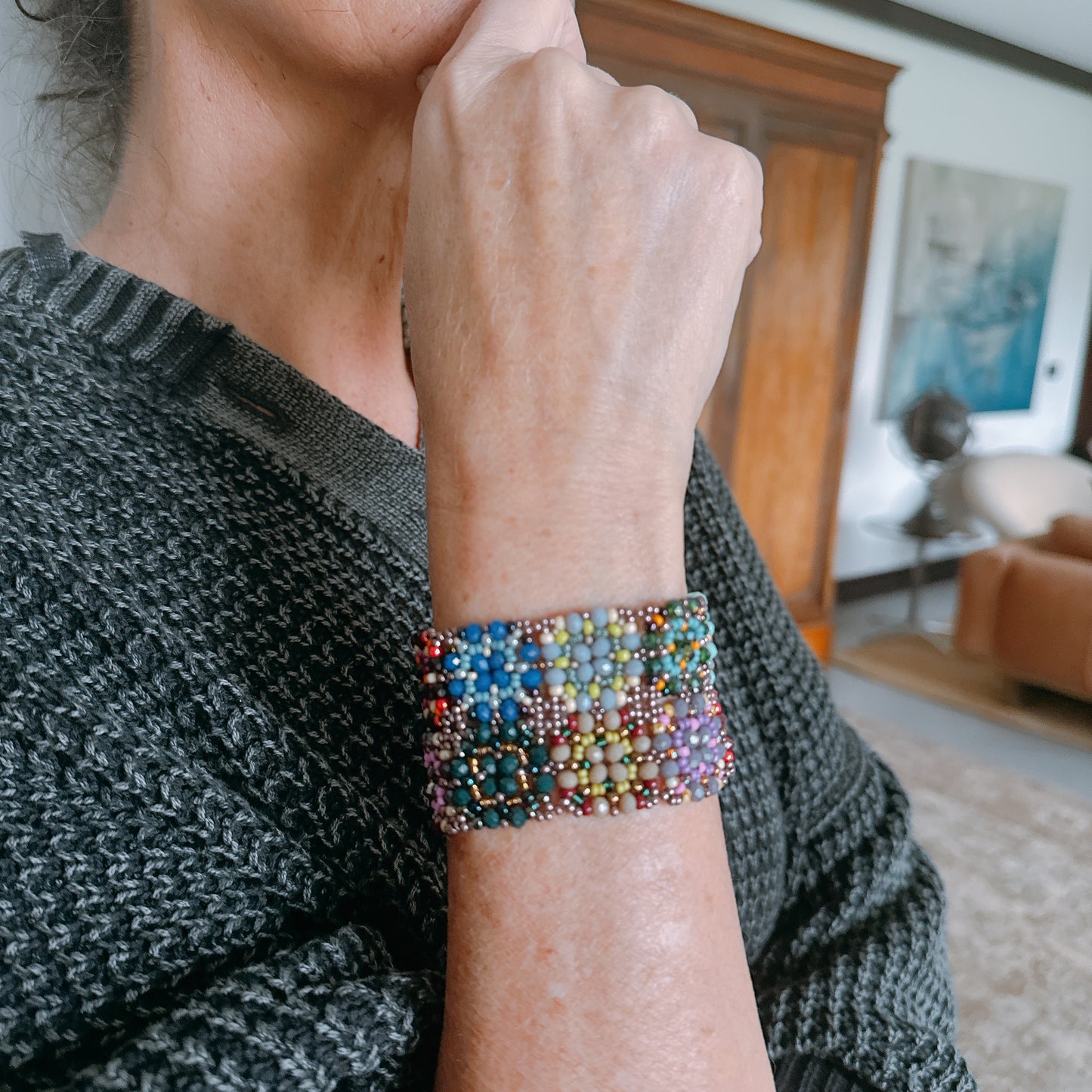 P114 Pulsera Tapiz Vivo